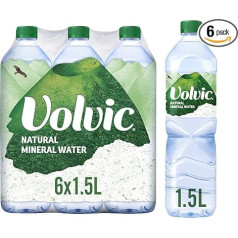 Натуральная минеральная вода Volvic, 6 х 1,5 л