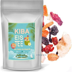 Холодный чай Kiba, со вкусом вишни и банана, фруктовый чай (100 г)