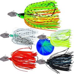 Njord Kalastus Chatterbait Искусственная Приманка Набор из 5 в Коробке 15 г и 10 г Выбираемый | Crankbait Джиг Спиннер Рыболовная Приманка Окунь Приманка судак