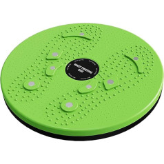 Body Sculpting Abs Training Board Rotating Abs Exercise Balance Board Waist Twister Board for Exercises Waist Turntable with 8 Magnets 25cm Diameter