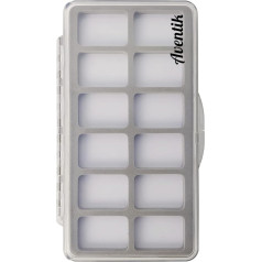 Aventik Super Slim Transparent Fly Fishing Fly Box Foam Design A, B, D или с отделениями для магнитных подушечек 6C, 12C, 18C