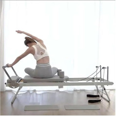 Llchaensc Pilates Reformer Machine, складное оборудование для пилатеса для домашних тренировок, складной костюм для пилатеса-реформера, для растяжки тела 