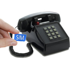 Opis PushMeFon Mobile 4G - Настольный ретро-телефон для сетей 4G/5G с функцией передачи голоса по LTE в форме кнопочного телефона восьмидесятых годов с на