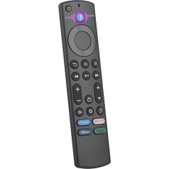 Сменный голосовой пульт дистанционного управления для телевизоров Fires Smart TV (Insignia, Toshiba, Pioneer, Omni), совместим с версиями Smart TV Stick (4K, 2-го поколе