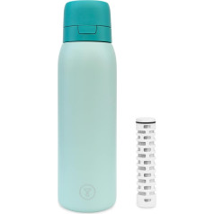 Многоразовый фильтр для воды Tappwater BottlePro фильтрует 80 вредных веществ, без бисфенола. Устойчивые картриджи и герметичное уплотнение. 750 мл (з