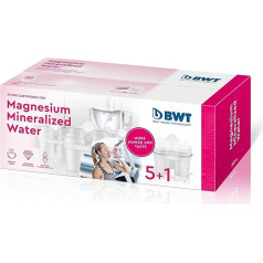 BWT Magnesium 814335 Картридж акриловый овальный белый Высота 11,5 см x Ширина 30 см x Глубина 11 см В упаковке 5 1