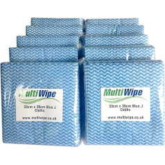 MultiWipe J-cloth design, 30% целлюлоза, 70% полиэстер, 33 м x 35 см, хорошо впитывающая салфетка для одноразового или многоцелевого использования, 100 штук, с