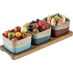 Миски для закусок и десертов Henten Home, миски для десертов, десертные миски, маленькие сервировочные миски, для соуса, макания, суфле, пудинга, 