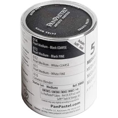 Colorfin Pan Ultra Soft Artist Pastel Set 9ml 5kg-Pearl Mediums