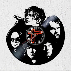 Часы с виниловой пластинкой VINY WOODY Nicola Sirkis Vinyl Disc Clock Music New Wave 80s New Wall Decoration Original Gift