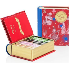 Venchi Christmas Collection - Красная мини-книжка с ассортиментом шоколадных конфет Creamino 181 г - с фундуком IGP Piedmont - Идея подарка - Без глютена