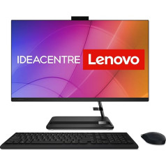 Lenovo IdeaCentre 3 All in One | 27-дюймовый дисплей Full HD | AMD Ryzen 7 7730U | 16 ГБ ОЗУ | 1 ТБ SSD | AMD Radeon Graphics | Win11 Home | QWERTZ | Black | В комплекте клавиатура и мышь | 3 месяца Pre