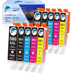 GoToners XXL картриджи Совместимость с Canon 580 581 принтер картриджи PGI-580 CLI-581 для Canon Pixma TR8550 TS705 TS6350 TS6250 TS6150 TS8250 TS8150 TS9550 TS6351 TS6151 TS622 51 TR8 TR500 TR7550