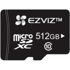EZVIZ 512GB Micro SD Card Micro SDHC Карта памяти Скорость чтения до 90 Мб/с Класс 10 U3 UHS-I