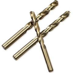 1,0-13 мм M35 Kobaltbeschichteter Spiralbohrer Holz/Metall Loch Rundschaft Pistolenbohrer 1St(10mm)