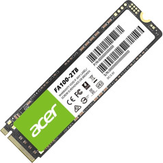 Acer FA100 M.2 SSD 2TB PCIe Gen 3x4 NVMe 1.4 Внутренние твердотельные накопители с технологией 3D TLC NAND - BL.9BWWA.121