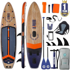 Niphean Stand Up Paddle Board со сбалансированным дизайном крыльев и надежными аксессуарами для SUP, 335 см устойчивые надувные доски для взрослых, Sup Board, St