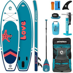 WOWSEA Pioneer P1/P2 Stand Up Paddling Board Надувная прочная и устойчивая доска для весел, отдых и охлаждение Paddle SUP со всеми аксессуарами