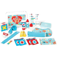 Melissa & Doug Get Well Soon First Aid Playset Образовательная игрушка Ролевая игрушка Монтессори 3+ Подарок для мальчиков или девочек