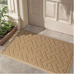 LEKEEPGO Наружный коврик, 60 x 90 см, нескользящий наружный коврик, наружный коврик, впитывающий грязь коврик для внутреннего и наружного использ