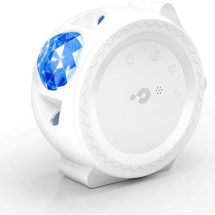 FitFasting 3-в-1 LED проектор звездного неба с голосовым управлением, свет галактики, водный узор луны звезды проектор сверкают в такт музыке для д