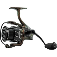 Abu Garcia Spinning Reel, Spike S Spinning Reels, рыбалка на хищника, рыбалка в пресной воде, окунь, щука, судак, черный, передаточное число 5.2:1, прочный и легкий, 7+1