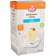 RUF Gourmet Cream Vanilla, без кипячения, сыпучий десертный порошок для приготовления нежного пушистого кремового десерта с тонкой ванильной ноткой, 