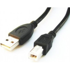 Кабель usb 2.0 тип ab am-bm 4.5m черный
