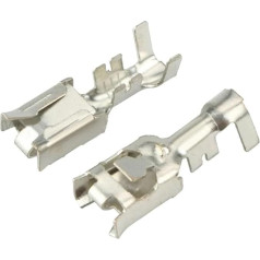 PAKMEZ 100 PCS Авто Терминал 6.3 мм Провод Разъем Штыри G214 Обжимные Терминалы Свободные Штыри DJ629-E6.3B