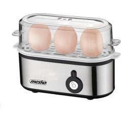 Mesko MS-4485 MS 4485 Яйцеварка для 3 мерных стаканчиков, 350 Вт, кухонные принадлежности для мягких и твердых вареных яиц, световой индикатор, автомат