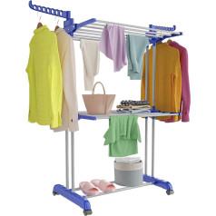 Innotic Проветриватель для одежды 2 яруса синий серый