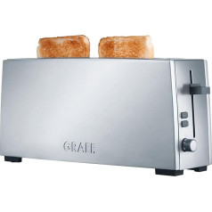 Тостер Graef Matt Brushed Long Slot из нержавеющей стали