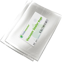 Вакуумные пакеты для запайки продуктов Videmaster с тиснением 25 см x 35 см (100 шт.) от Вакуумные пакеты для продуктов, бесцветные, 25 x 35 см
