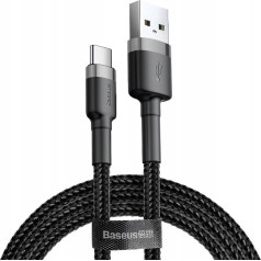 Плетеный кабель Halo USB-A - USB-C 2A 3m - черный