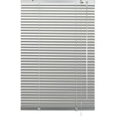 Рулонная штора Deco Company Aluminium Clamp-on, защитный экран, защита от света и бликов, все крепежные детали в комплекте, серебристый, 80 x 220 см