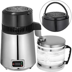 Ezcasch Дистиллятор воды (750 Вт 1 л/час) Нержавеющая сталь дистиллированной воды машина автоматический фильтр дистиллятор воды для чистой пить