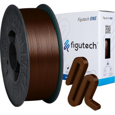 Figutech One PLA Filament 1 кг 1,75 мм коричневый