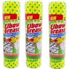 7 x Салфетки для очистки от жира на локтях Устойчивые к царапинам Впитывающие универсальные чистящие подушечки (3 шт. в мультиупаковке)