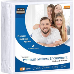 Utopia Bedding Premium Zippered Mattress Protector (Fits 8