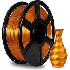 Flashforge Silk PLA Filament 1.75mm, 1kg/2.2lbs PLA 3D Printer Filament for 3D Printer, Copper