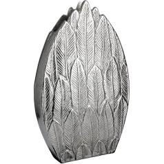 Ваза для цветов GILDE из алюминия, декоративный подарок для женщин, день рождения, день матери, цвет: серебро, высота 28,5 см