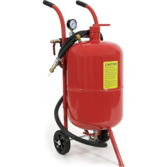 Airpress® Mobile Sandblaster Пескоструйный аппарат на сжатом воздухе 75 л + насадки, шланг и пескоструйный пистолет