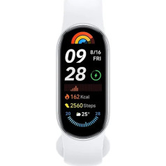Фитнес-трекер Xiaomi Smart Band 9, AMOLED дисплей с яркостью 1200 нит, отслеживание Sp02, монитор сна и сердечного ритма, уведомления, водонепроницаемость 5