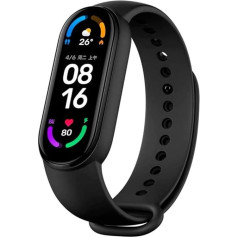 Xiaomi Mi Band 6, дисплей 1,56 дюйма, умный ремешок, фитнес-трекер, монитор сердечного ритма, Bluetooth смарт-бэнд, языки только английский и китайский