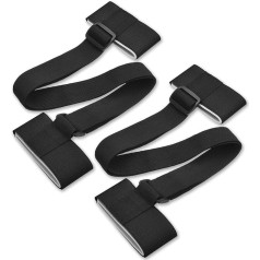 COMTRUDE Ski Belt Carrier - 2 комплекта в упаковке - лыжные аксессуары для легкой транспортировки вашего лыжного снаряжения - чувствуйте себя комфортно