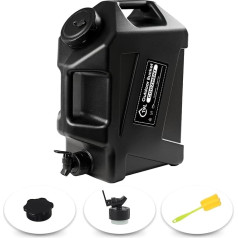 COOZMENT Портативный контейнер для воды с патрубком BPA Free Water Jug Black Water Tank Многофункциональный контейнер для хранения воды для кемпинга на откры