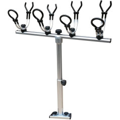 Brocraft Crappie Rod Holder System с телескопическим подъемником/держателем удилища для ловли краппи, Crappie Rod Holder System