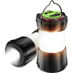 Кемпинговая лампа ErayLife, светодиодный кемпинговый фонарь, USB перезаряжаемый, прожектор на батарейках, 9 режимов света, IP67, сильный магнит, ке