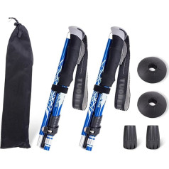 ThreeH Pack of 2 Trekking Poles, складные туристические палки, легкие, складные, регулируемые туристические палки для походов, кемпинга, путешествий для 