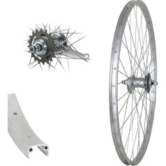 28 дюймов заднее колесо Coaster тормоз 1 скорость баланс колеса с тормозом алюминий серебро 28 дюймов 19-622